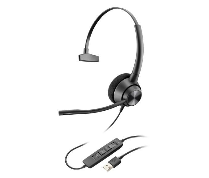 Poly EncorePro 320 Monaural USB-C Headset TAA