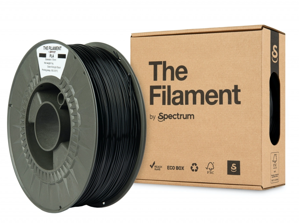 Spectrum The Filament PLA 1.75mm Midnight Black 1kg