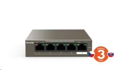 Tenda TEG1109P-8-102W - PoE AT Switch 102Watt, 9xRJ45 Switch s 8x 10/100/1000 Mbps PoE, Fanless, Kov