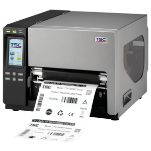 TSC TTP-384MT, 12 dots/mm (300 dpi), RTC, display, TSPL-EZ, USB, RS232, LPT, Ethernet