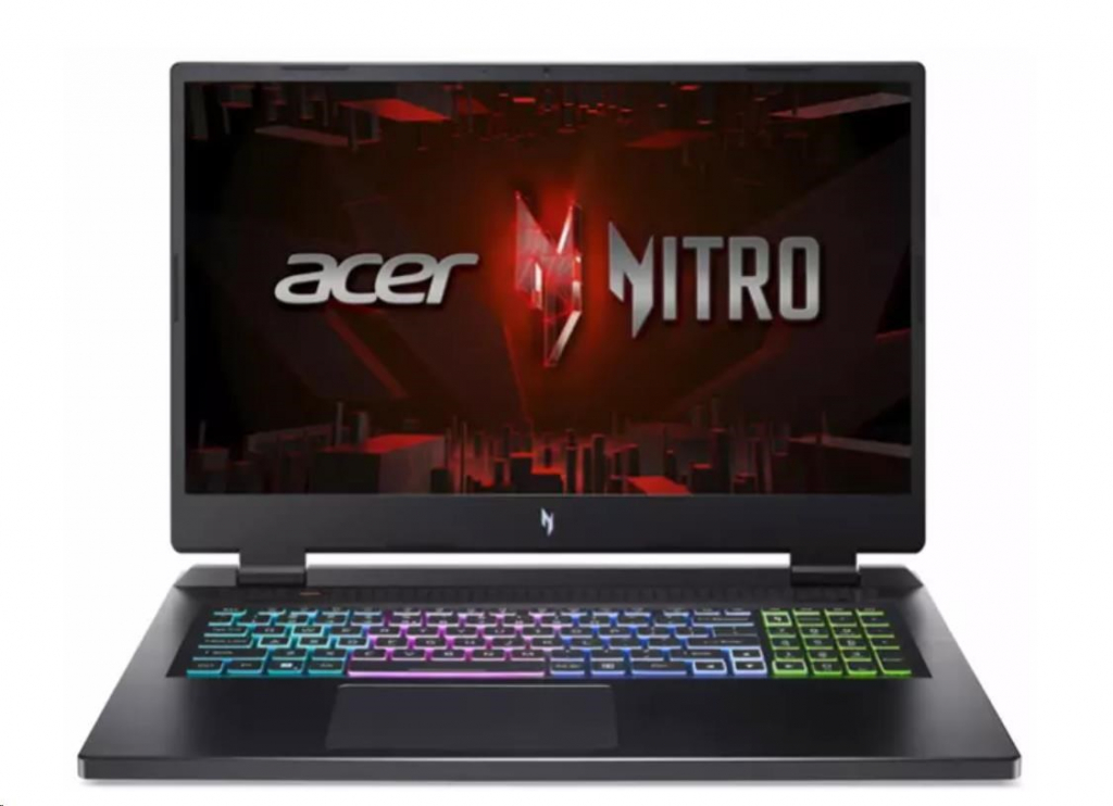 ACER NTB Nitro 17 (AN17-41-R0RK),R7-7840HS,17.3" 2560x1440,16GB,1024GB SSD,RTX 4070,Eshell Linux,Blackl