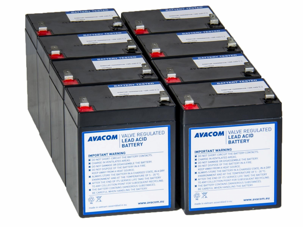AVACOM Náhradní baterie AVA-RBP08-12050-KIT pro UPS AEG, PowerWalker