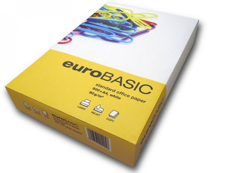 EUROBASIC standard, A4, 80g, laser, copy - Papír