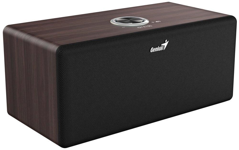 GENIUS Reproduktor SP-HF505BT, BT, 3.5mm jack, 20W, tmavé dřevo