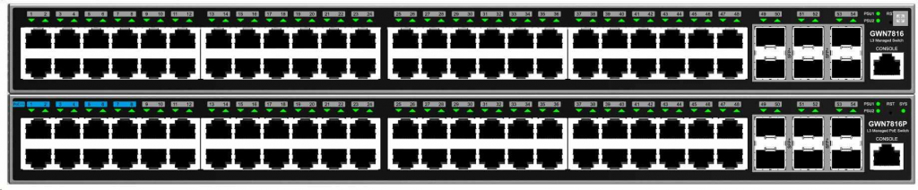 Grandstream GWN7816P Layer 3 Managed Network Switch