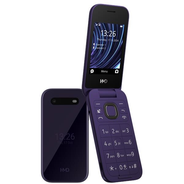 HMD Nokia 2660 Flip Dual SIM, 4G, fialová (2025), (CZ, SK, HU)