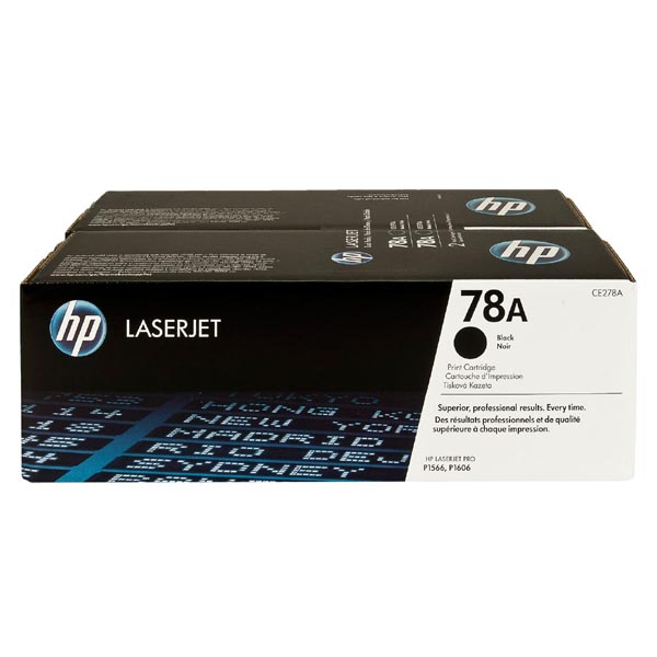 HP LJ Pro P1566, P1606, black, 2x2100 str., [CE278AD] - Laser toner//4,5