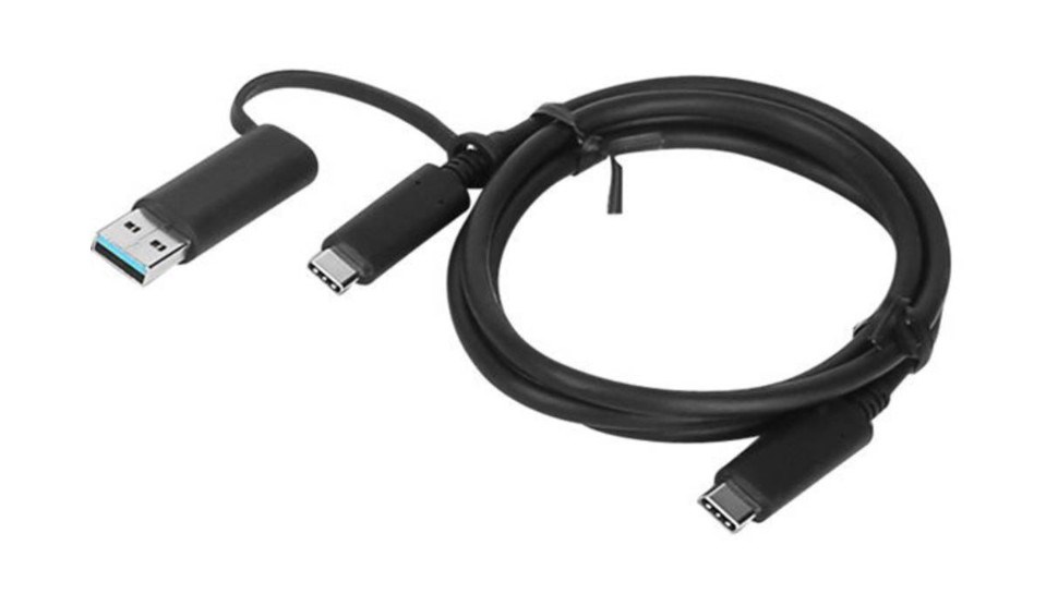 LENOVO kabel USB-C to 2x USB-C Cable 1m