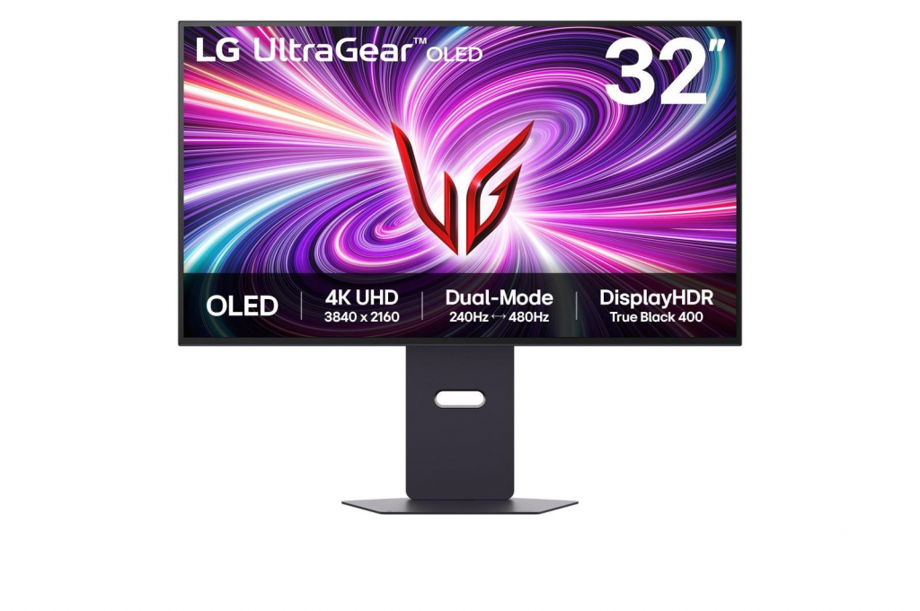 LG MT OLED LED 31,5" 32GS95UV 3840×2160 (4K UHD), 240 Hz, 0,03 ms, HDR10, HDMI, DP, pivot, sRGB 99%, G-Sync Compatible