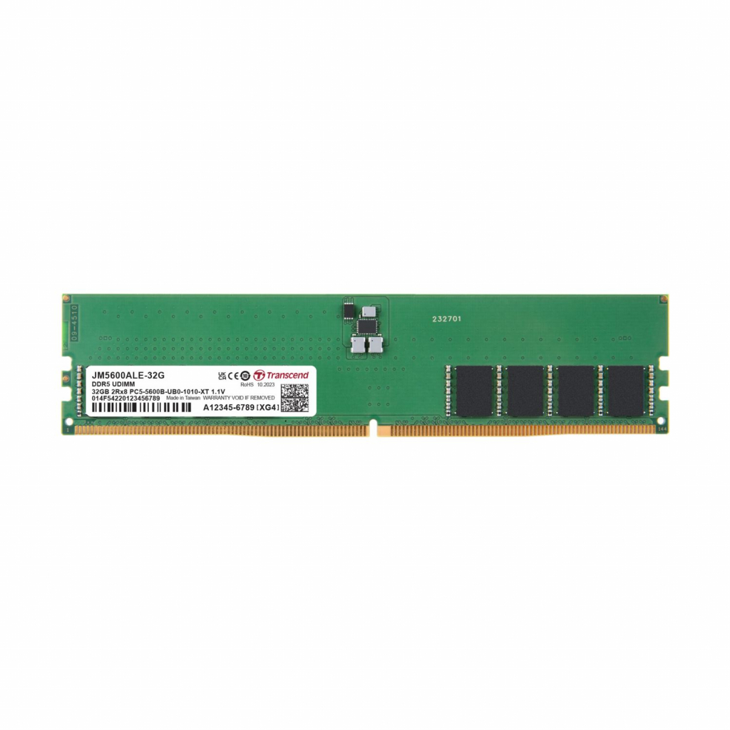 TRANSCEND DIMM DDR5 32GB 5600MHz 2Rx8 CL46