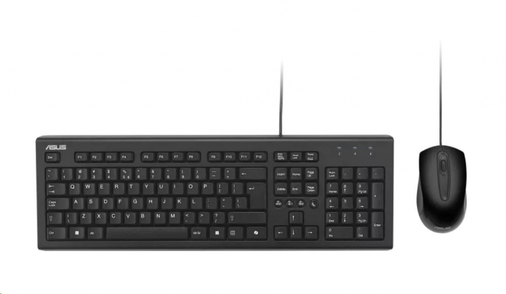 ASUS Klávesnice + myš U2000, COPILOT, černá
