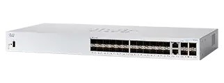 Cisco switch CBS350-24S-4G-UK (24xSFP,4xGbE/SFP combo,fanless) - REFRESH