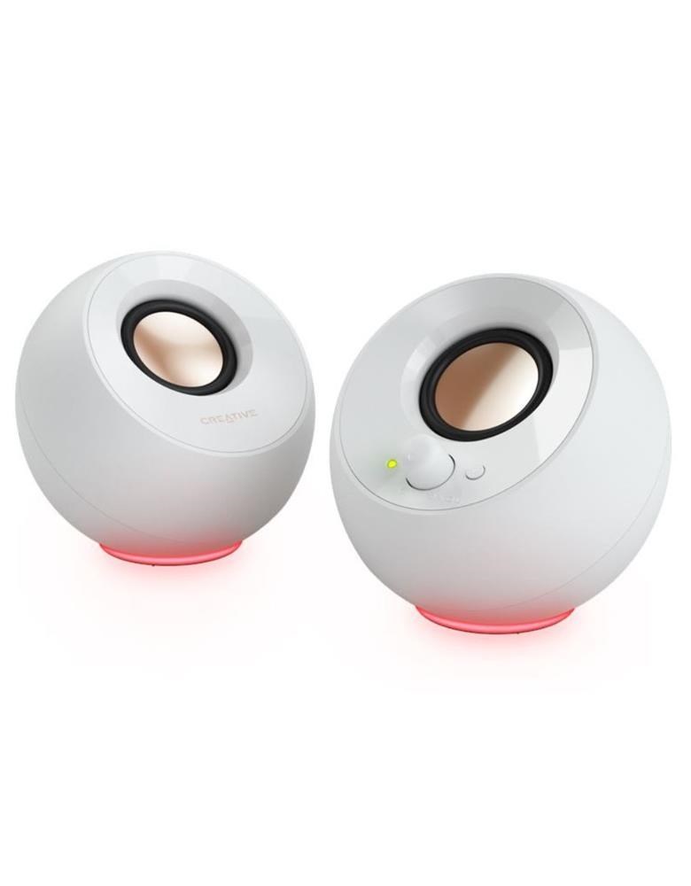 Creative repro Pebble SE - mobilní reproduktor - bílý