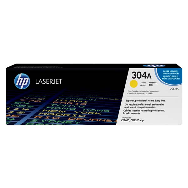 HP CLJ CM2320, CP2025, HP 304A, yellow, 2800str., [CC532A] - Laser toner//4,5