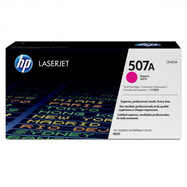 HP CLJ M551, M575, M570, HP 507A, magenta, 6000 str., [CE403A] - Laser toner//4,5