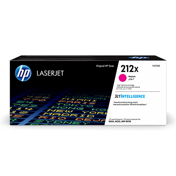 HP CLJ M555, M554, HP 212X, magenta, 10000 str., [W2123X] - Laser toner//4,5