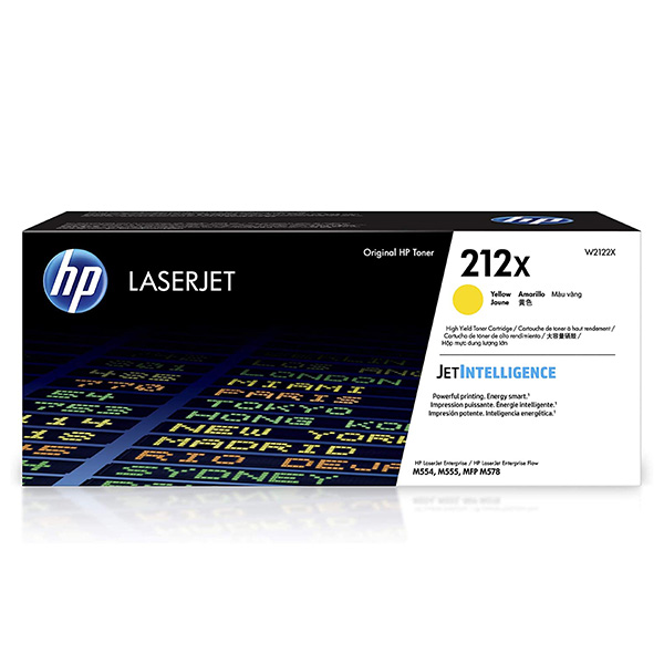 HP CLJ M555, M554, HP 212X, yellow, 10000 str., [W2122X] - Laser toner//4,5