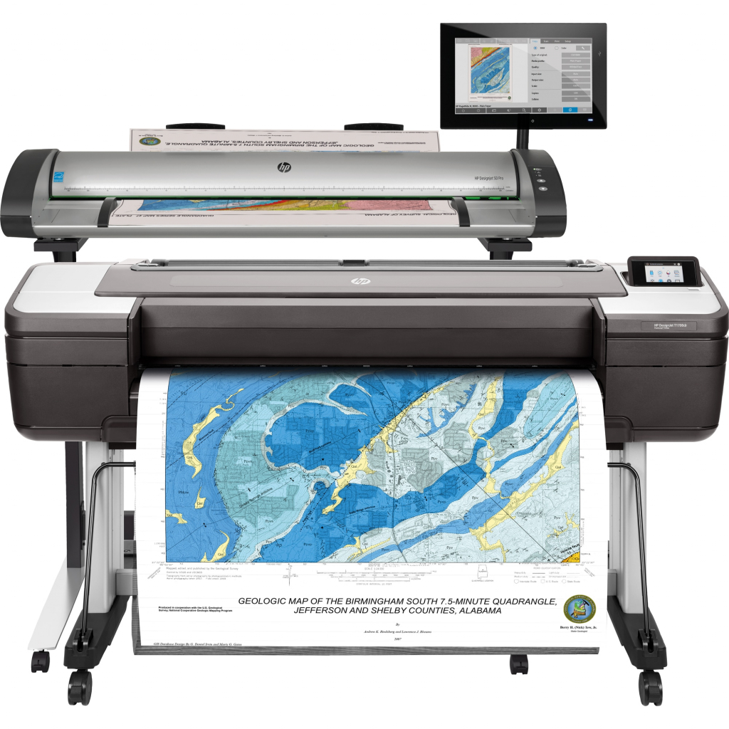 HP DesignJet T1700dr 44-in Printer