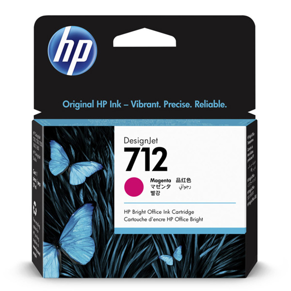 HP DesignJet Studio, T210, T230, T250, HP 712, magenta, 29ml, [3ED68A]//1
