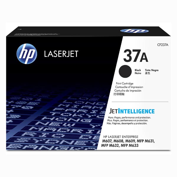 HP originální toner [CF237A], black, 11000str., HP 37A, HP LJ Enterprise M607n, M60//4,5