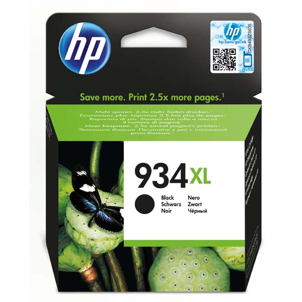 HP black, č.934XL, [C2P23AE], HP Officejet 6812, 6815, 6230, 6830, 6835 - Ink náplň//1