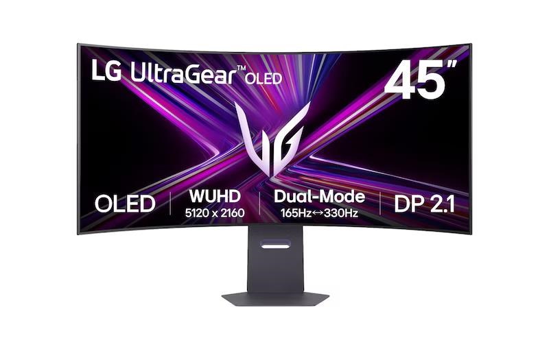 LG MT OLED LCD LED 44.5" 45GX950A - OLED panel, 5120x2160, 2xHDMI, DP, USB 3.0, USB-C, repro, nast vyska, zakriven