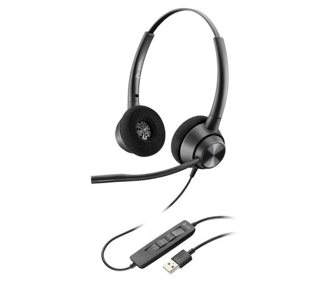 Poly EncorePro 310 Stereo USB-A Headset TAA