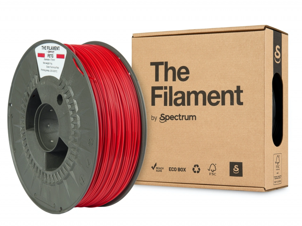 Spectrum The Filament PETG 1.75mm Technical Red 1kg
