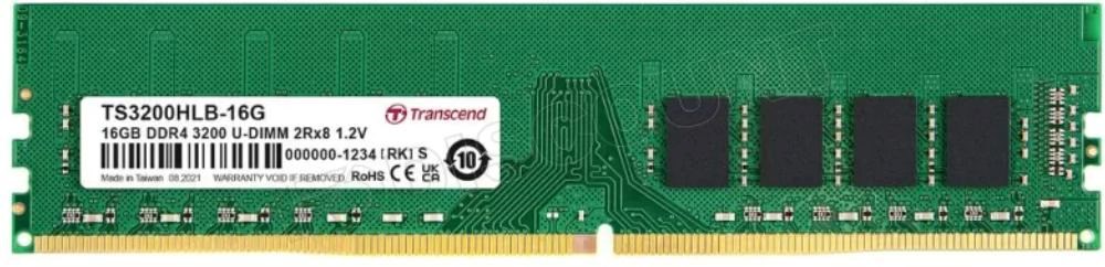 TRANSCEND DIMM DDR4 16GB 3200MHz 2Rx8 1Gx8 CL22 1.2V