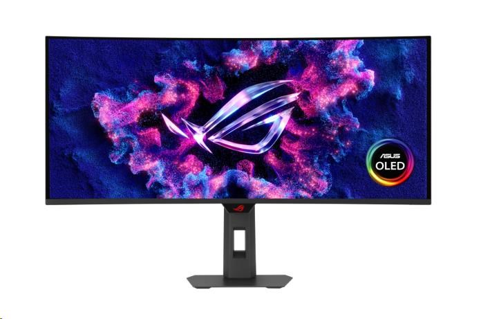 ASUS LCD ROG Strix OLED XG34WCDG, 34" 3440x1440, 250nits, 175Hz, 0,03ms, 178/178, USB, DP, HDMI, Audio, VESA, Black