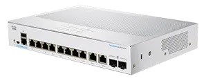 Cisco switch CBS350-8T-E-2G-UK (8xGbE,2xGbE/SFP combo,fanless) - REFRESH