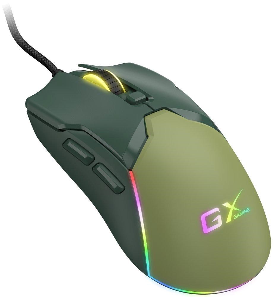 GENIUS Herní myš Scorpion M700, USB, RGB, zelená