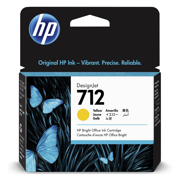 HP DesignJet Studio, T210, T230, T250, HP 712, yellow, 29ml, [3ED69A]//1