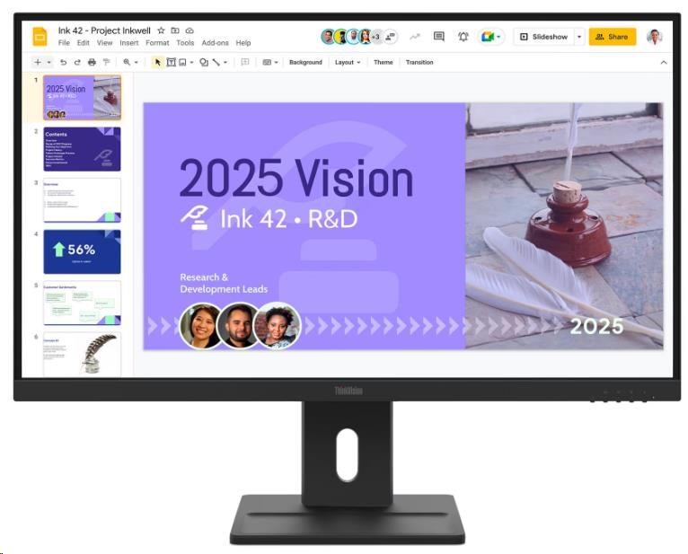 LENOVO LCD E27Q-40 - 27",IPS,16:9,2560x1440,100Hz,350cd/m2,1500:1,4ms(GtG),VGA,DP,2x HDMI (TMDS),USB Hub,Pivot