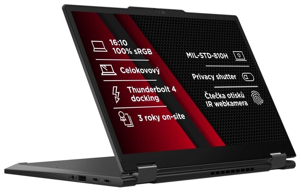 LENOVO NTB ThinkPad X13 2-in-1 G5 - Ultra7 155U,13.3" WUXGA Touch,32GB,1TBSSD,5MP+IRcam,LTE,W11P