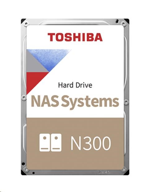 TOSHIBA HDD N300 NAS 10TB, SATA III, 7200 rpm, 256MB cache, 3,5", BULK