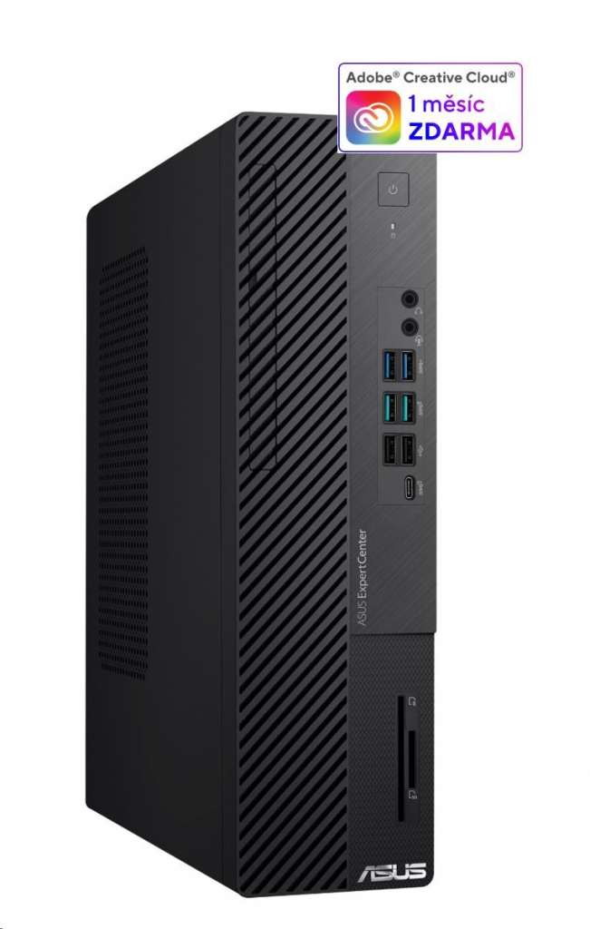 ASUS PC Desktop ExpertCenter D7 SFF (D700SEES-313100053X), i3-13100, 9L, 16GB, 512GB SSD, UHD 730, W11 Pro, Black