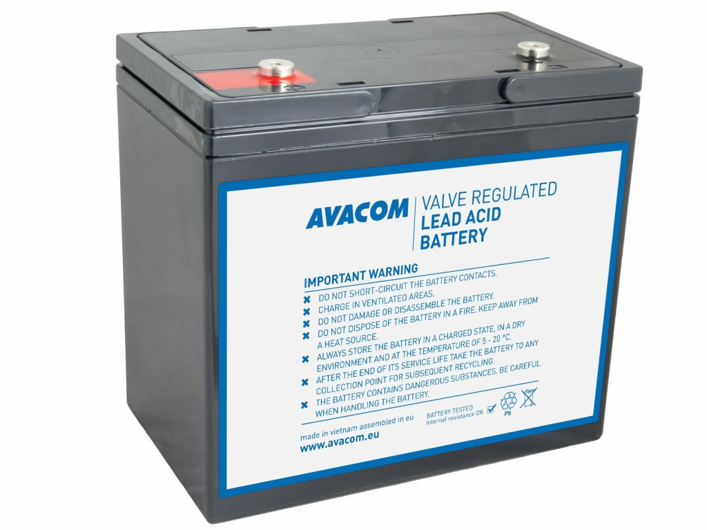 AVACOM Náhradní baterie AVA-RBP01-12550-KIT pro UPS PowerWalker