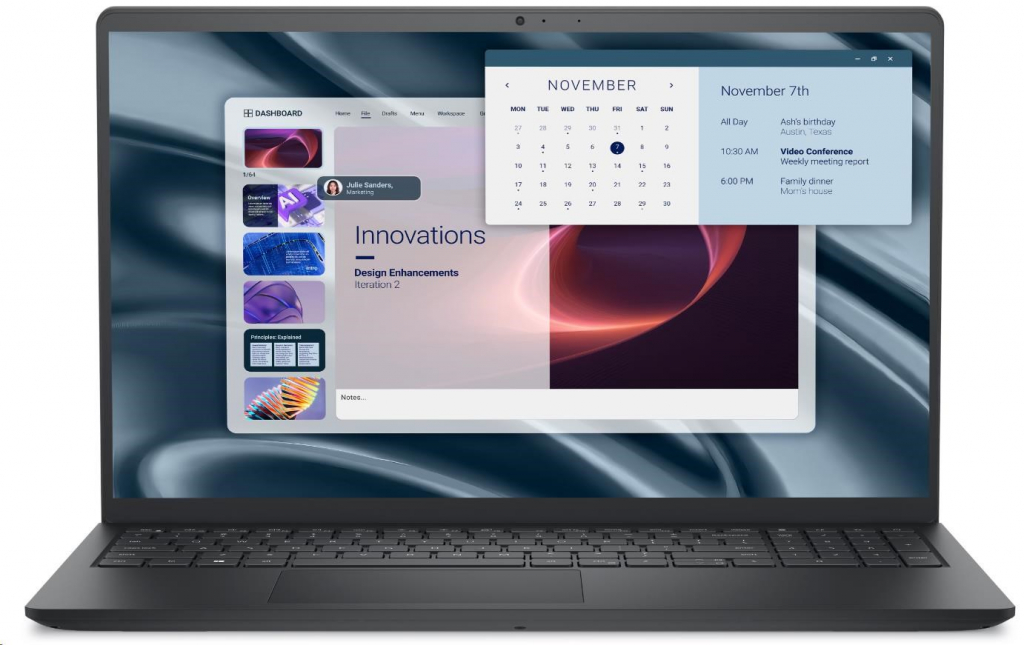 DELL NTB Pro 15 Essential PV15255/AMD R5 7520U/8GB/512SSD/15.6" FHD/AMD Radeon 610M/65W/WLAN/Backlit Kb/W11H/3Y PS NBD