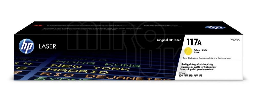 HP originální toner [W2072A], yellow, 700str., HP 117A, HP CLJ 150, MFP 178, 179//4,5