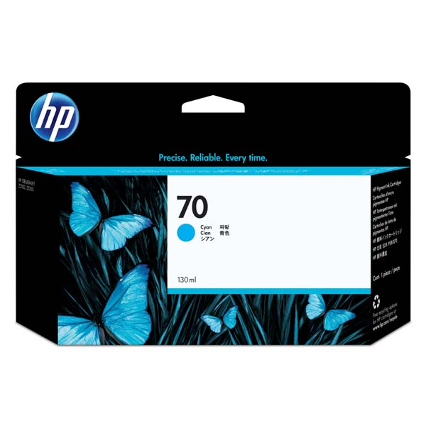 HP Cyan, č. 70 pro DesingJet Z2100, (130ml) [C9452A] - DesignJet