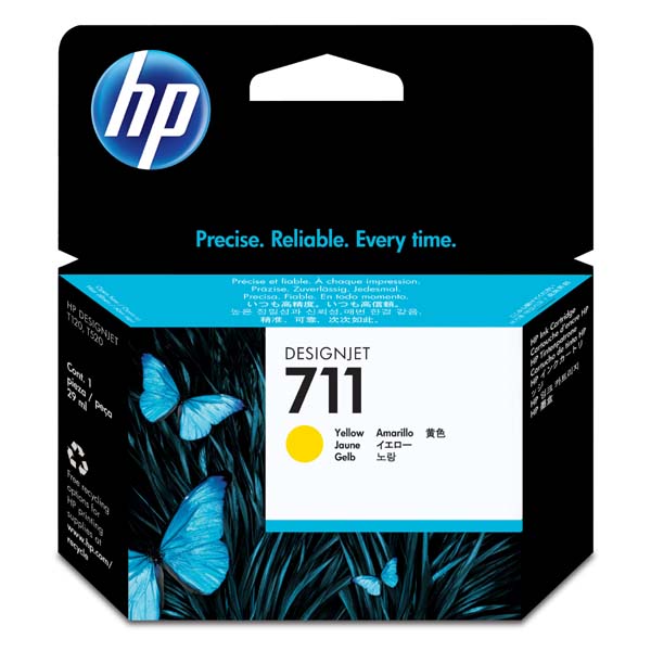 HP yellow cartridge č. 711, 29ml [CZ132A] - Ink náplň//1