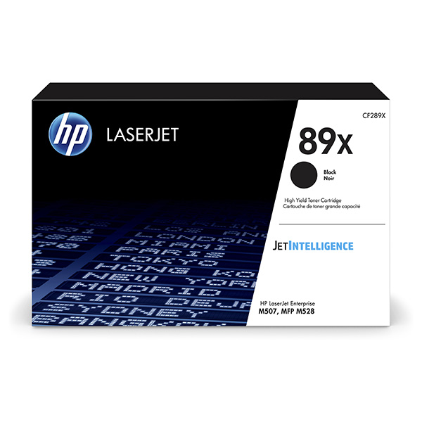 HP LJ Enterprise M507, MFP M528,HP originální toner[CF289X] black, 10000str., HP 89X//4,5