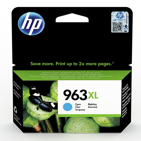 HP Officejet Pro 9012, 9014,9015, HP 963XL, cyan, 1600str., [3JA27AE] - Ink cartridge//1
