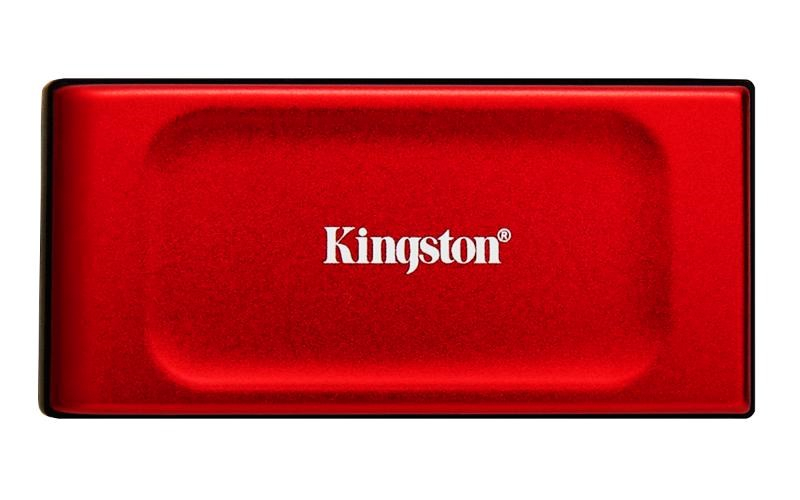 Kingston Externí SSD 1TB XS1000, USB 3.2, červená