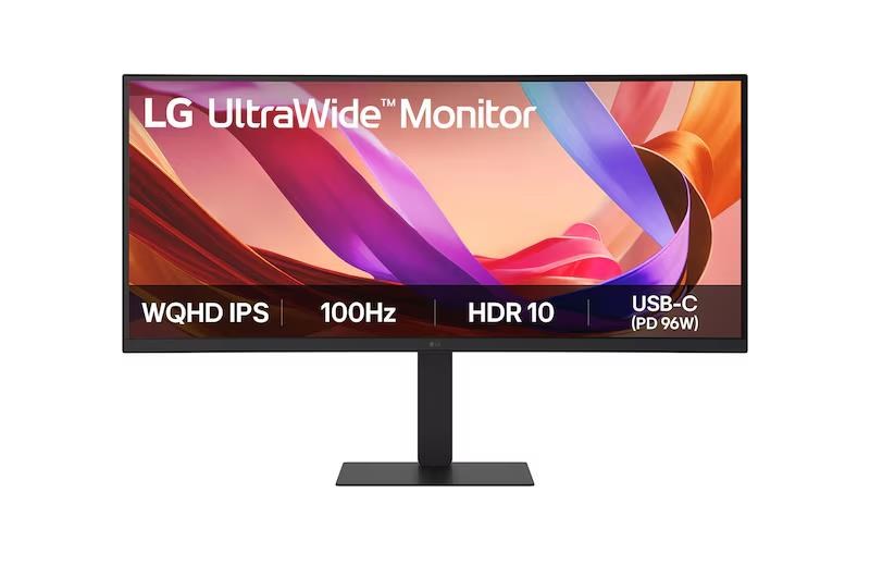 LG MT IPS LCD LED 34" 34U650A - IPS panel, 3440x1440, 2xHDMI, DP, USB-C, USB 3.2, LAN, nast. vyska, repro, zakriven