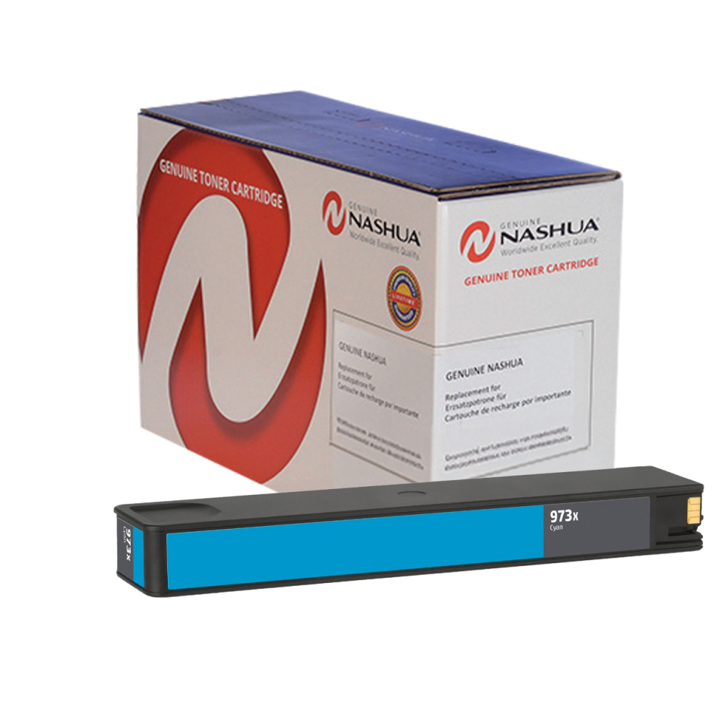 NASHUA Green Range cyan cartridge HP č. 973X, 7 000 str. [F6T81AE] - Ink náplň//1