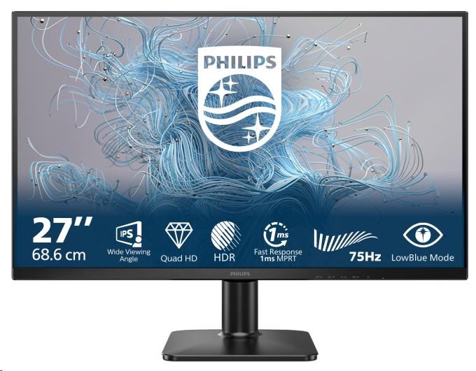 Philips MT 27" 27E2N1500L - 2560x1440,IPS,75Hz,1xHDMI,1xDP
