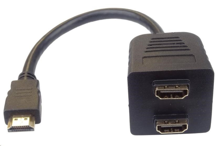 PREMIUMCORD Adaptér HDMI M - 2x F (rozdvojka, 1.3)