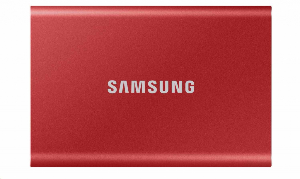 Samsung Externí SSD disk T7 - 2TB - červený - EOL